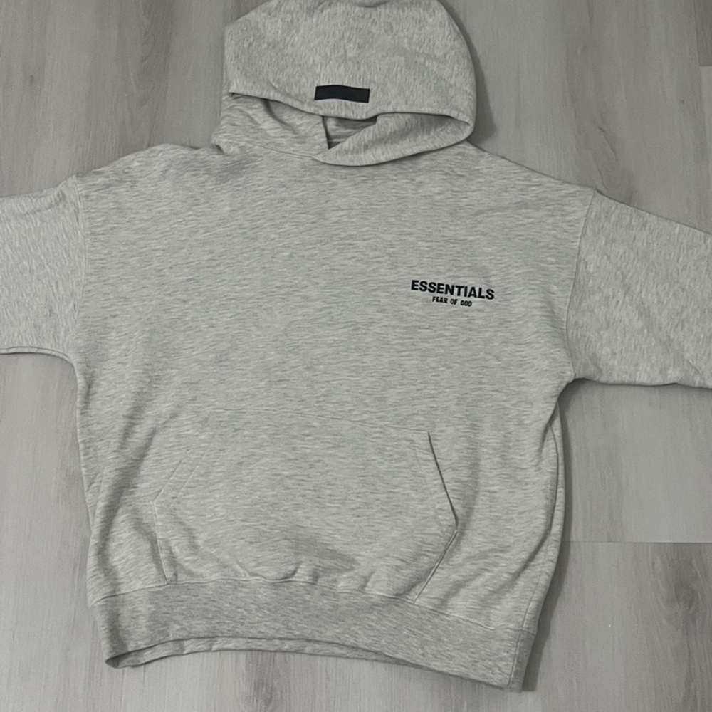 Essentials Gray Hoodie for Men
